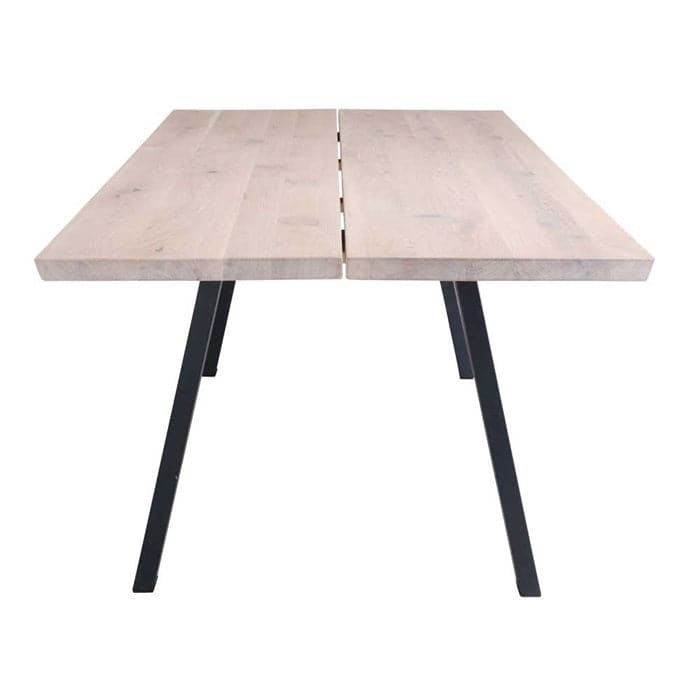 Plankebord 240 cm Asta i Massiv Hvid Olieret Egetræ