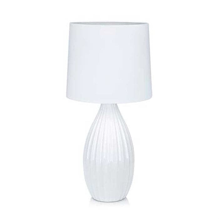 Bordlampe Stephanie i Hvid