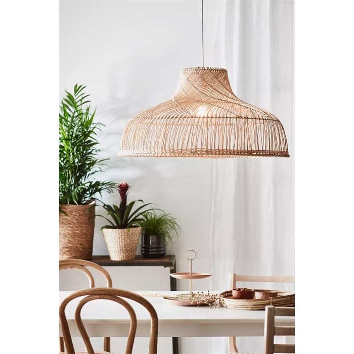 Loftlampe Bali Rattan