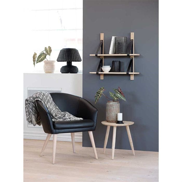 Uno Sidebord i Massiv Hvidolieret Eg