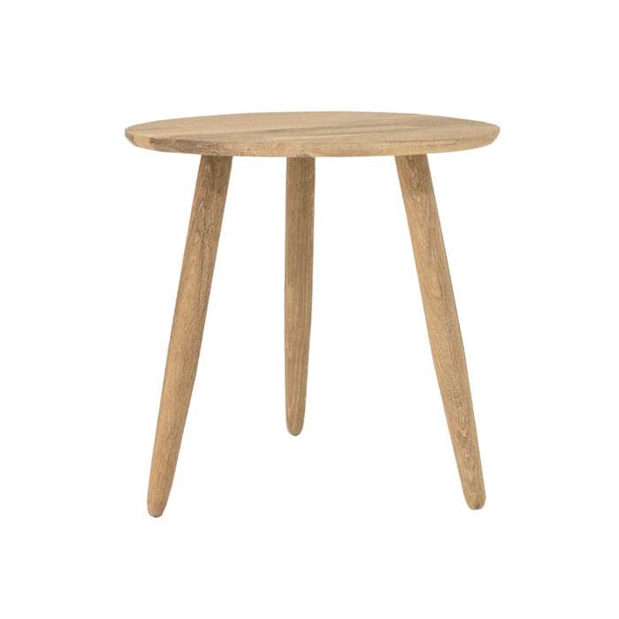 Uno Sidebord i Massiv Hvidolieret Eg