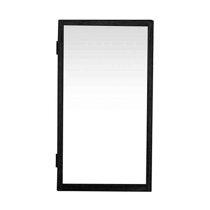 Uno Nøgleskab 45 cm massiv eg - Sort
