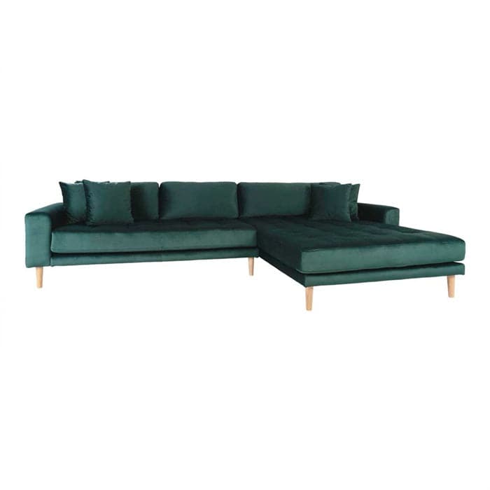 Lido Chaiselong Sofa - Grøn - Skrå