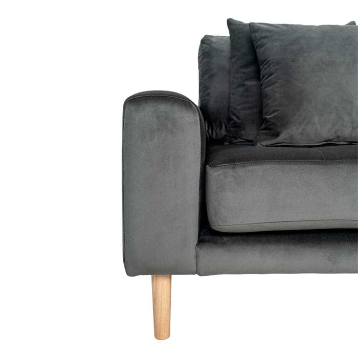 Lido Chaiselong Sofa - Mørkegrå - Detalje