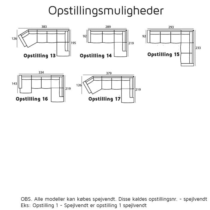 Nordic 2,5-personers Sofa med Chaiselong Højre