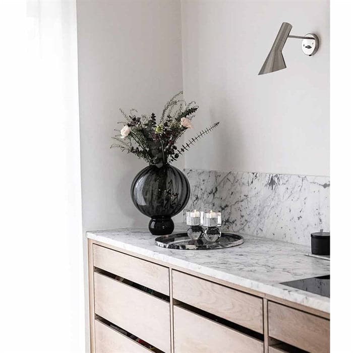 Meadow Swirl Vase - Large Grey