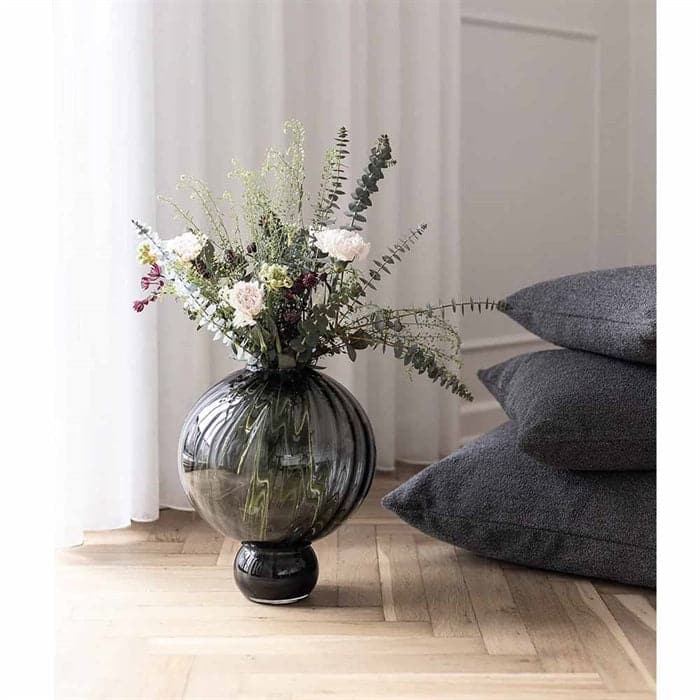 Meadow Swirl Vase - Large Grey