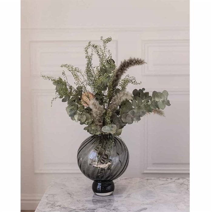 Meadow Swirl Vase - Medium Grey