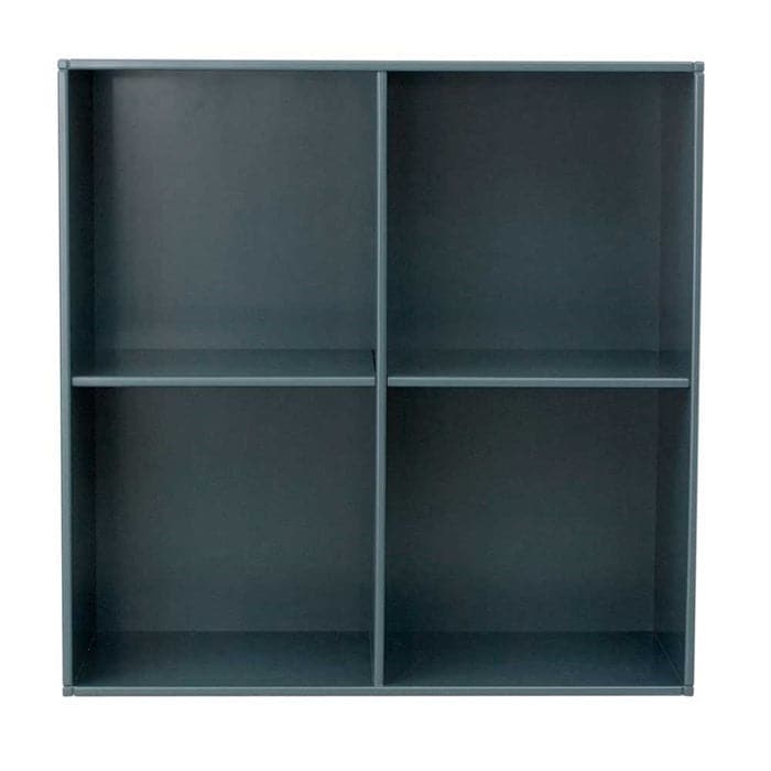 Reol med 4 rum, Dybde 34 cm, Antracit fra Kidi - Square Reolen