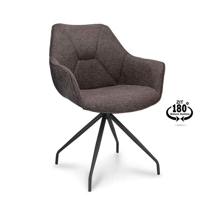 Spisebordsstol Anna - Anthracite