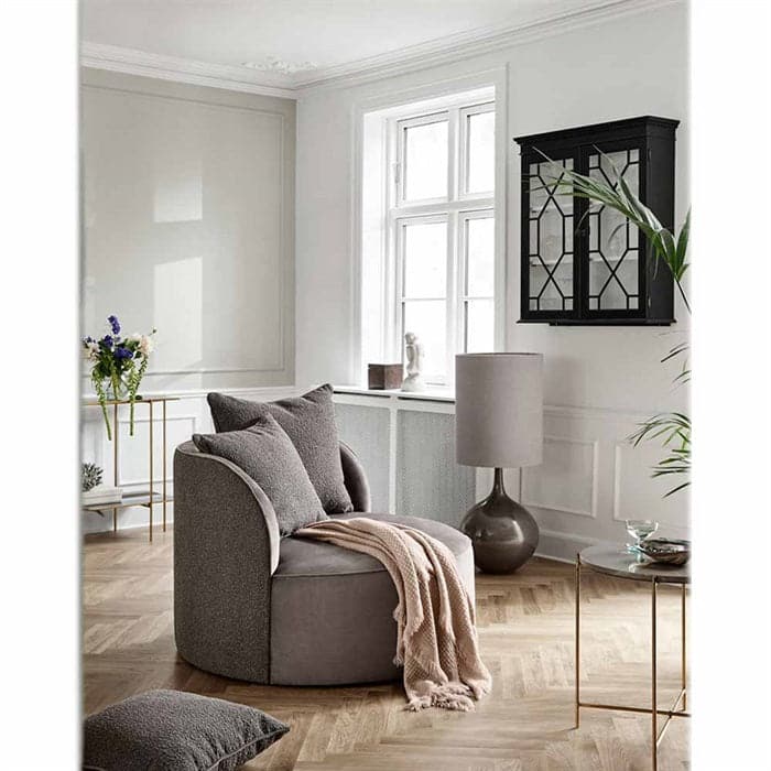 Konsolbord -glasplader og antik messing stel