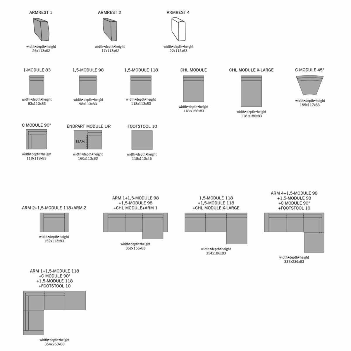 Sense Comfort Hjørnesofa