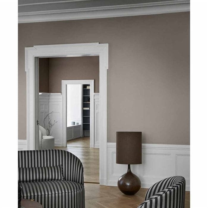 Bella Ceramic Bordlampe m. Skræm i Chestnut