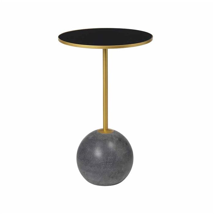 Ellie SideBord med marmor fod - Noir