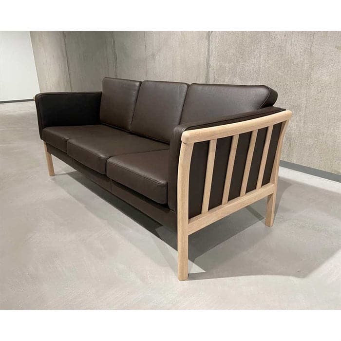Denver 3-personers Sofa i Brunt Læder