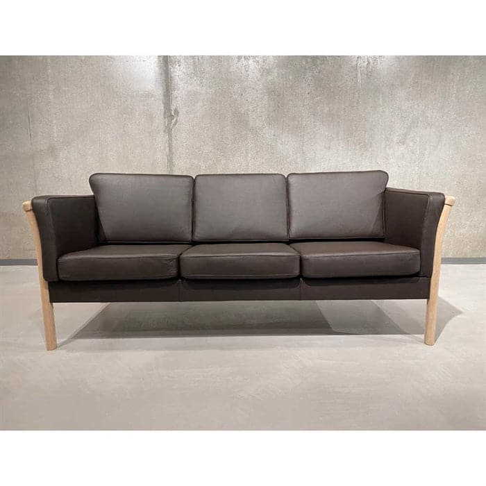 Denver 3-personers Sofa i Brunt Læder