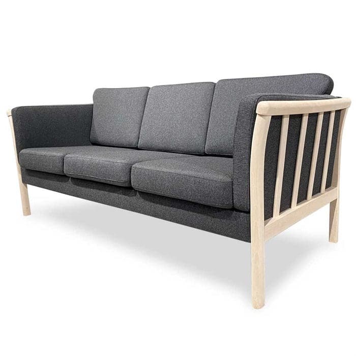 Denver 3-personers Sofa i Grå Stof