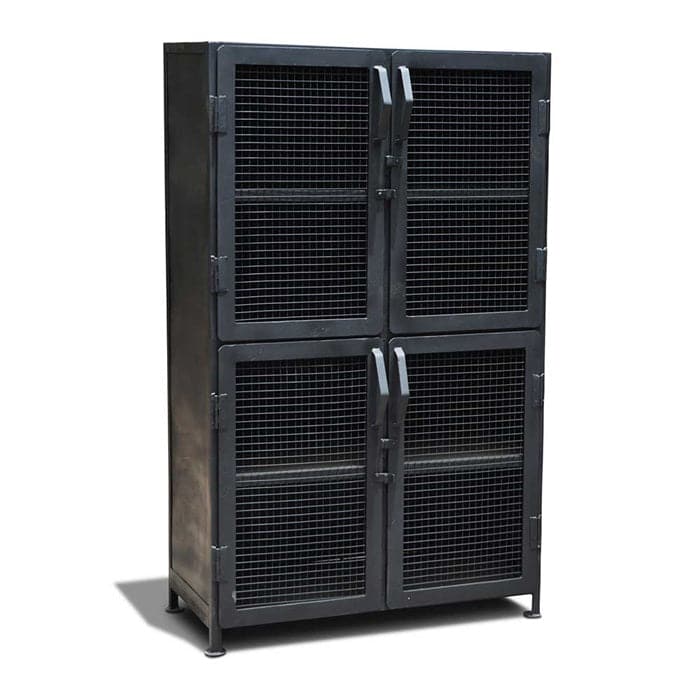 Factoria skab i metal 140 cm