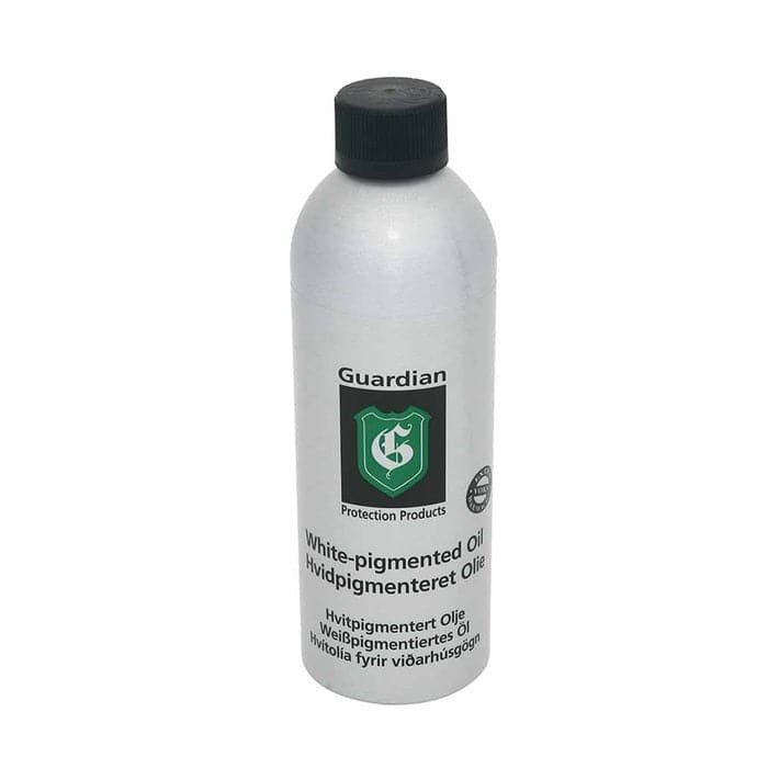 Oliepleje med hvid pigment 400 ml.