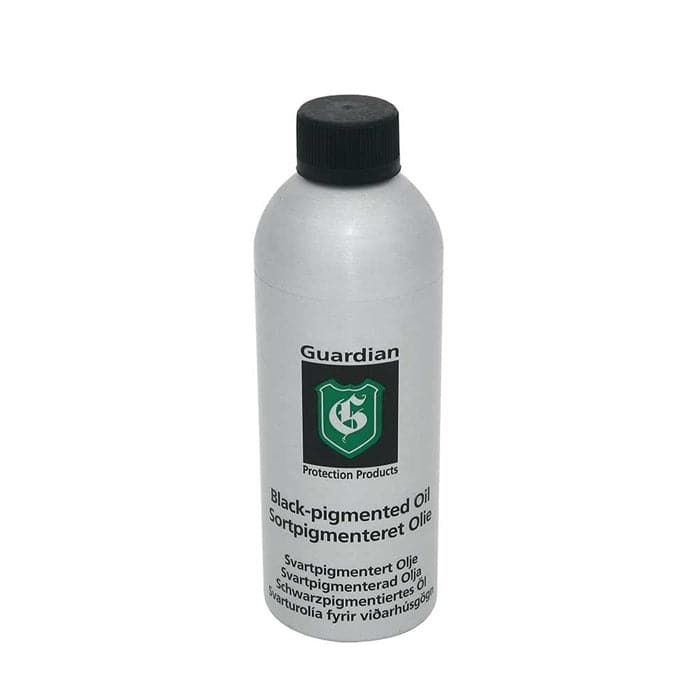 Oliepleje med sort pigment 400 ml.