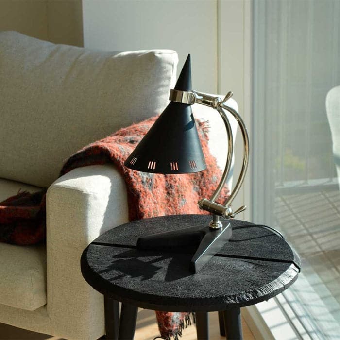 Bordlampe Hexx i Sort og Guld