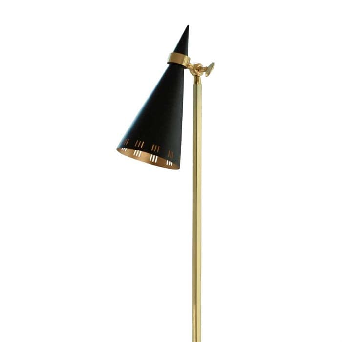 Gulvlampe Hexx i Sort og Guld