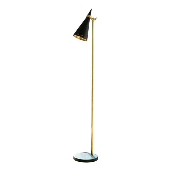Gulvlampe Hexx i Sort og Guld