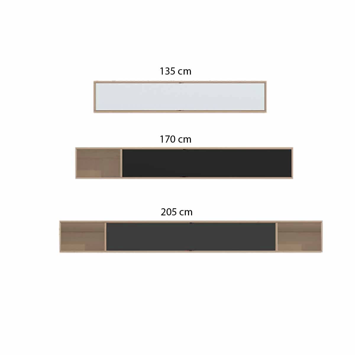 Square Exclusive TV-møbel i Massiv Eg 135 cm - Design Selv