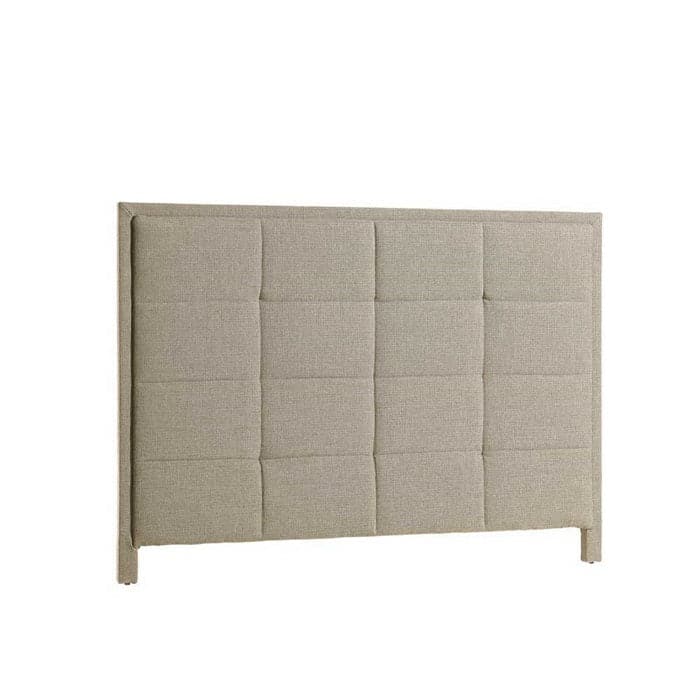 Sengegavl 160 cm Model Supreme Quiltet Tern 160x120x10 cm - Sand