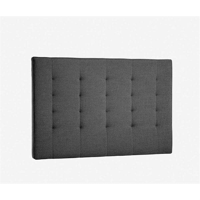 Sengegavl 220 cm model Trenset 220x120x10 cm - Antracit
