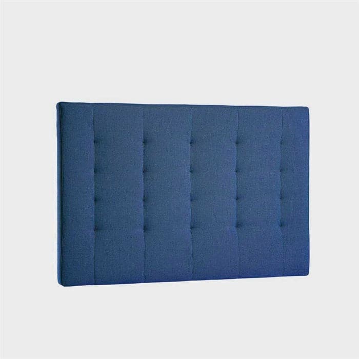 Sengegavl 220 cm model Trenset 220x120x10 cm - Blå