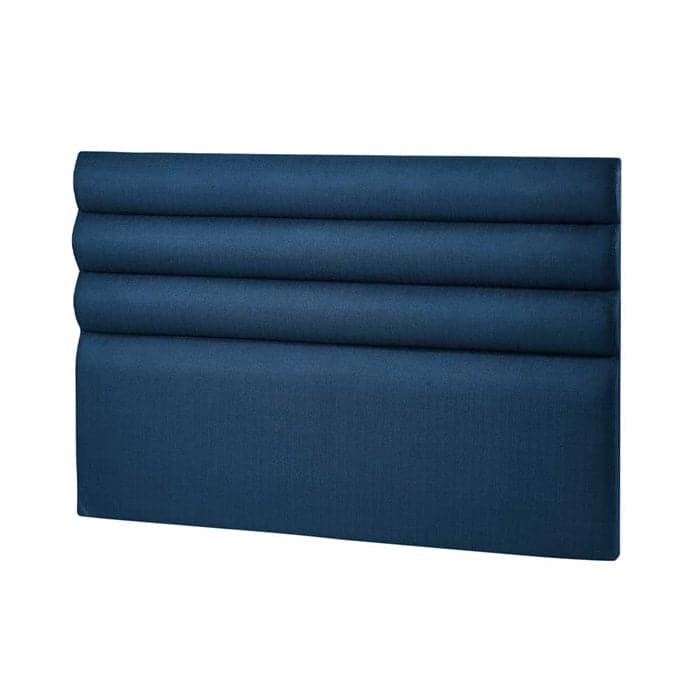 Sengegavl 220 cm model Wave 220x120x8 cm - Blå
