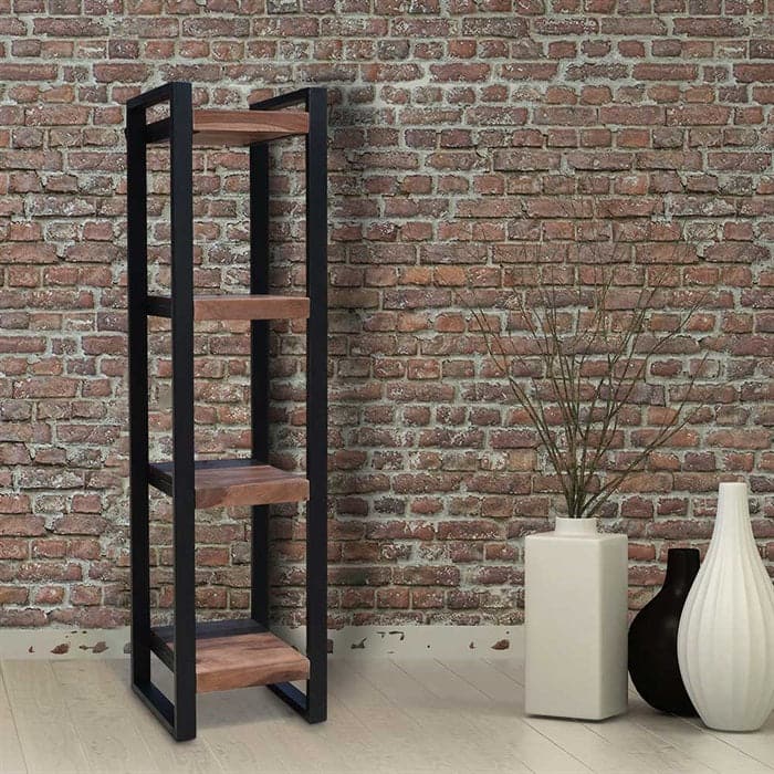 Reol Loft med 4 hylder i massiv Rosentræ