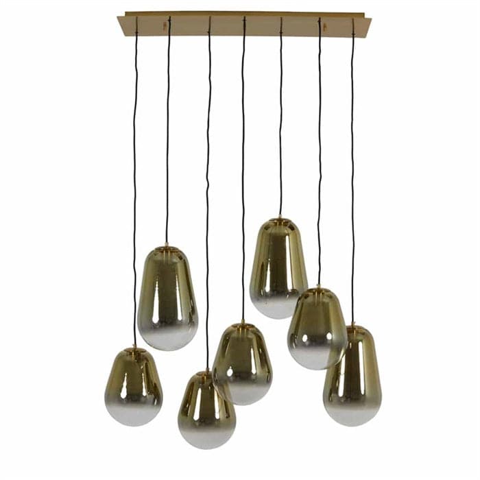 Meave loftlampe/pendel 7L -Glas