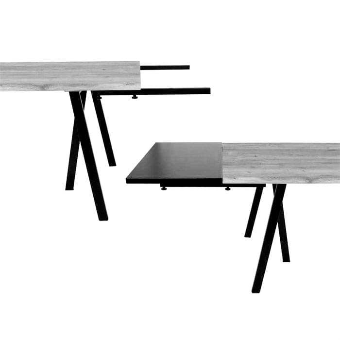 Plankebord 295x103 cm Hugin i Grå olieret massiv Egetræ