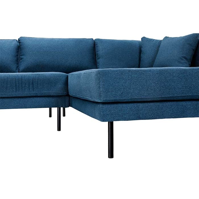 Matteo 3 personers sofa med (vendbar) Chaiselong højre - Blå