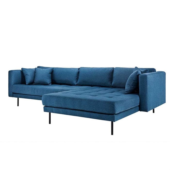 Matteo 3 personers sofa med (vendbar) Chaiselong højre - Blå