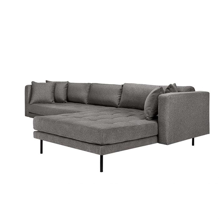 Matteo 3 personers sofa med (vendbar) Chaiselong højre - Grå