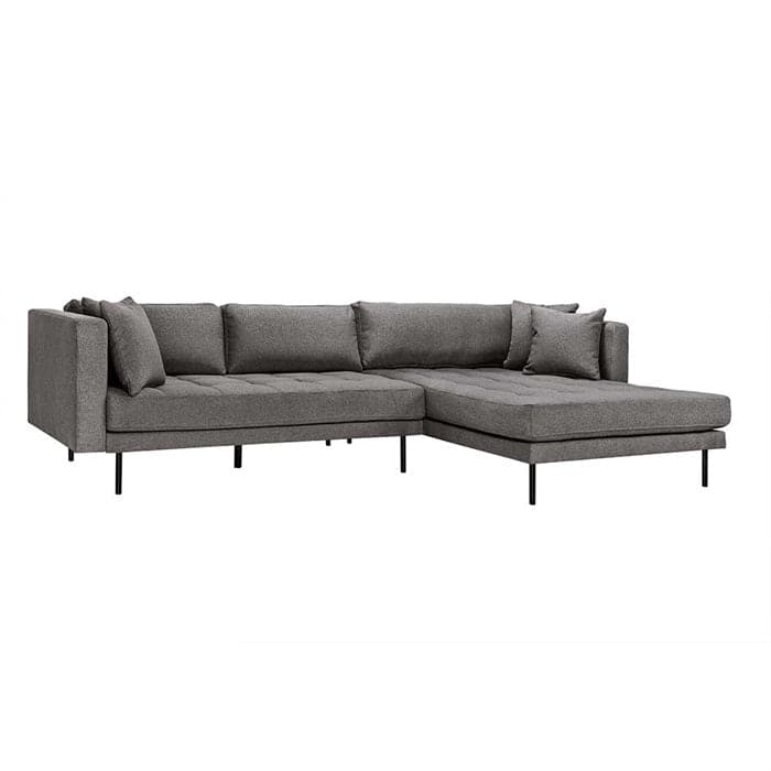 Matteo 3 personers sofa med (vendbar) Chaiselong højre - Grå