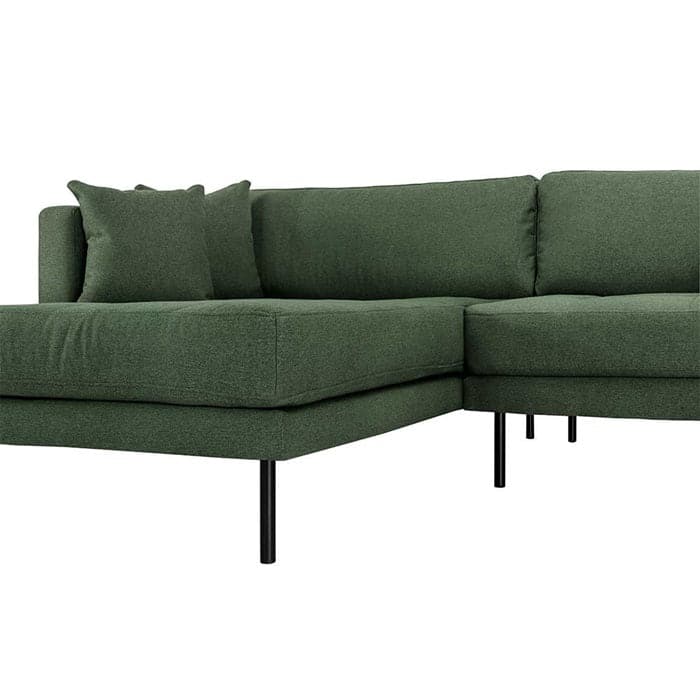 Matteo 3 personers sofa med (vendbar) Chaiselong venstre - Grøn