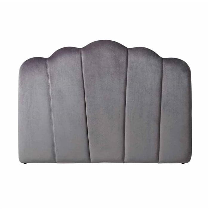 Sengegavl 180 cm Monroe Steel velour