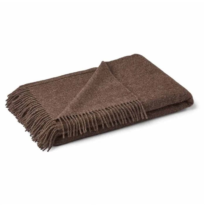 Julia Uldplaid Dark Brown