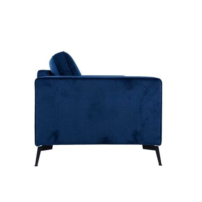 Odense 3-personers Sofa blå Velour