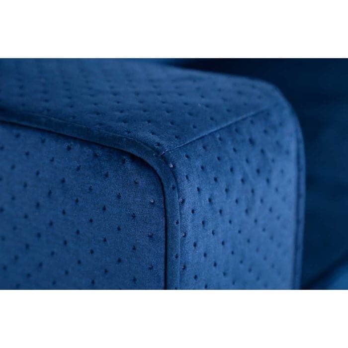 Odense 3-personers Sofa blå Velour