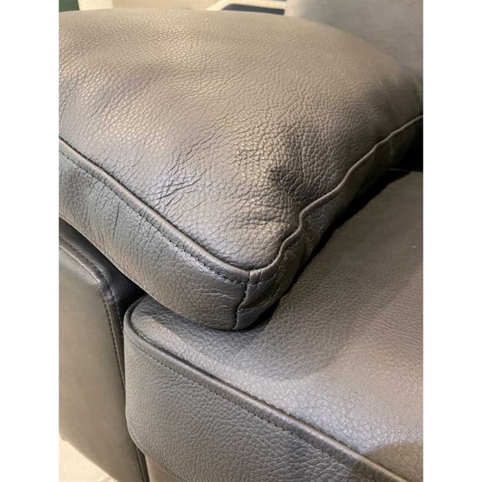 Oregon 3-personers Sofa i Sort Læder
