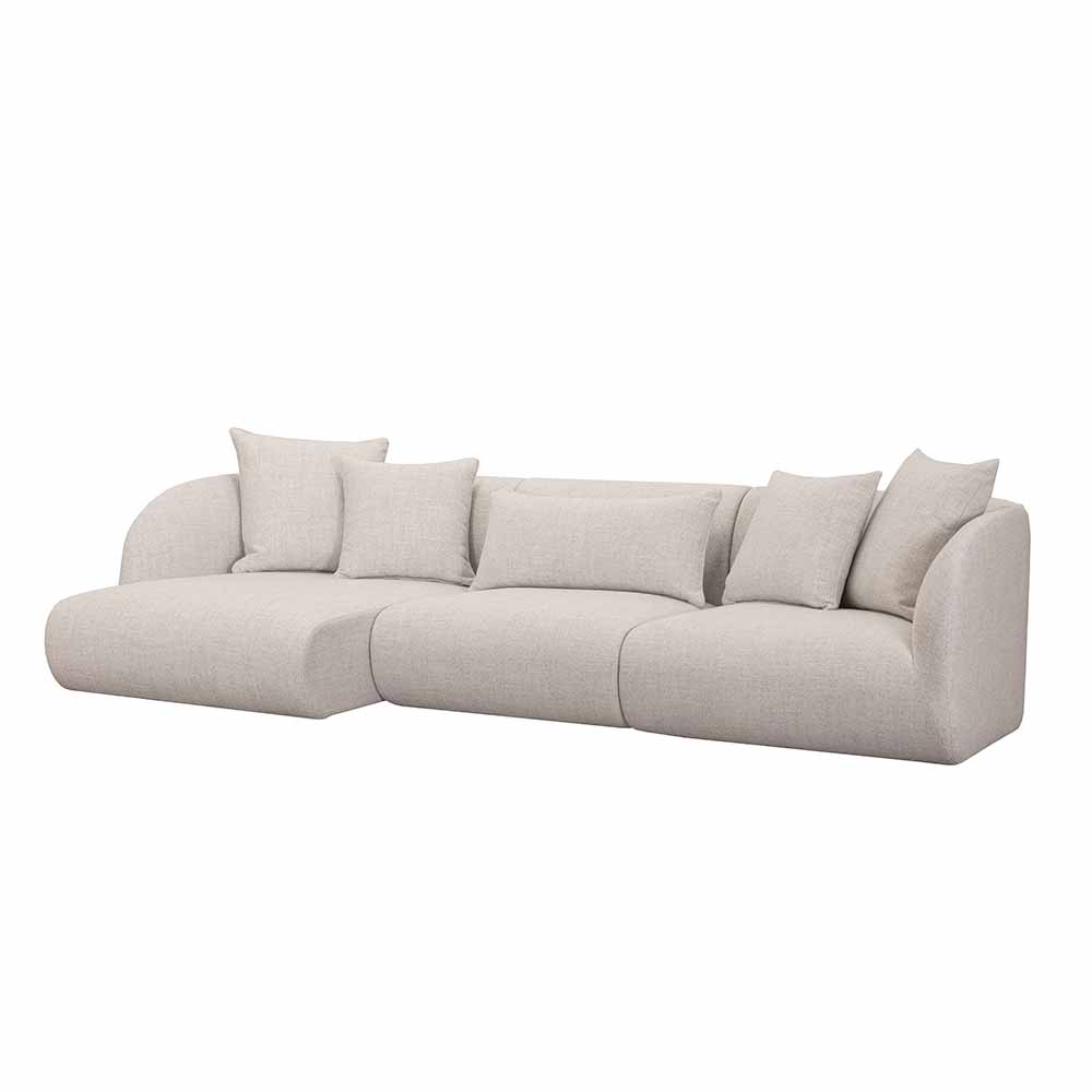 Pebble 3-pers Sofa -Chaiselong Venstre -Flere farver
