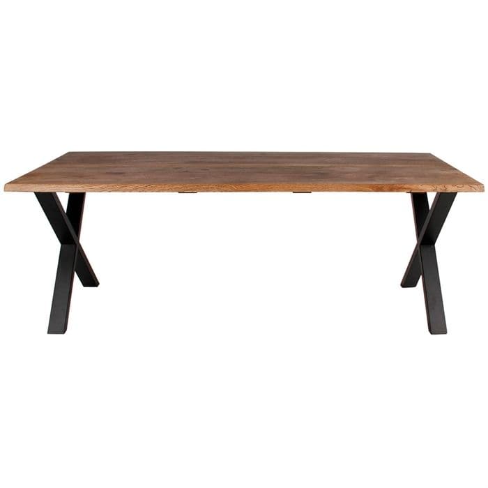 Plankebord 200 cm Curve i massiv Olieret Røget Egetræ