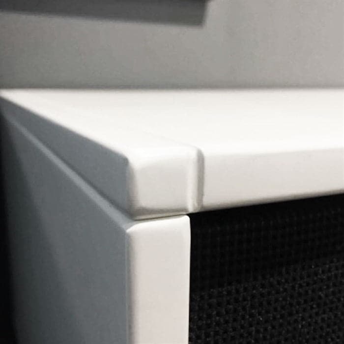 Reol med 4 rum, Dybde 34 cm, Antracit fra Kidi - Square Reolen