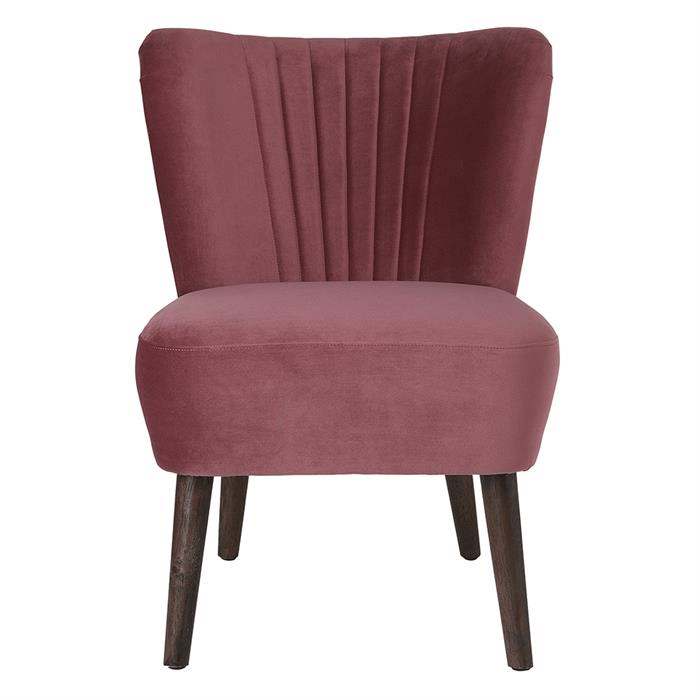 Stol Copenhagen Lounge Velour Rouge fra Cozy Living