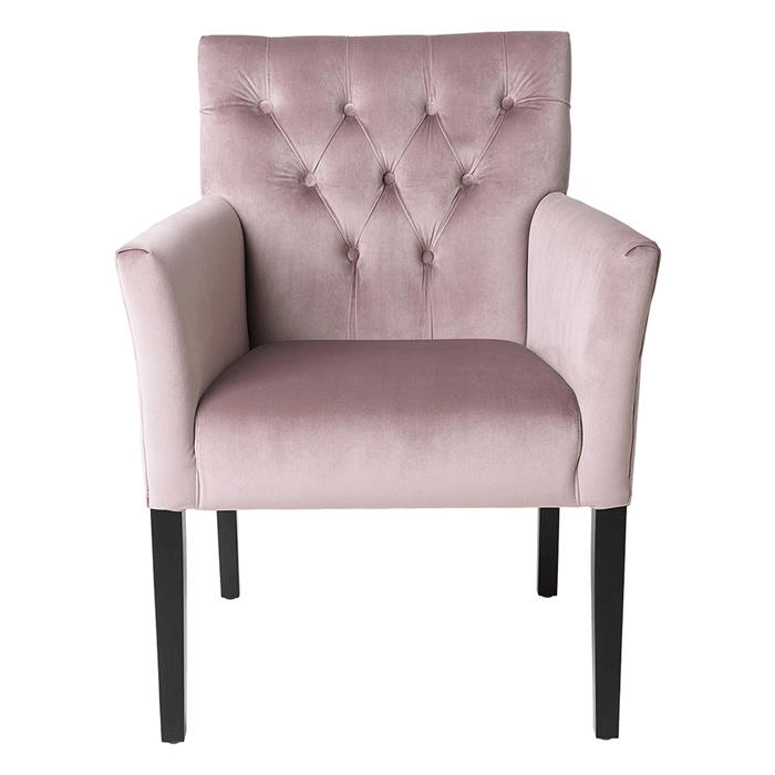 Stol Sander Armchair Velour Old Rose fra Cozy Living